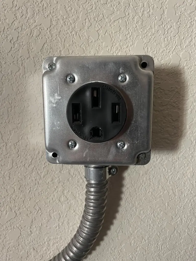 NEMA 14-50 outlet installed for Electrical Panel Upgrade in Doctor Phillips